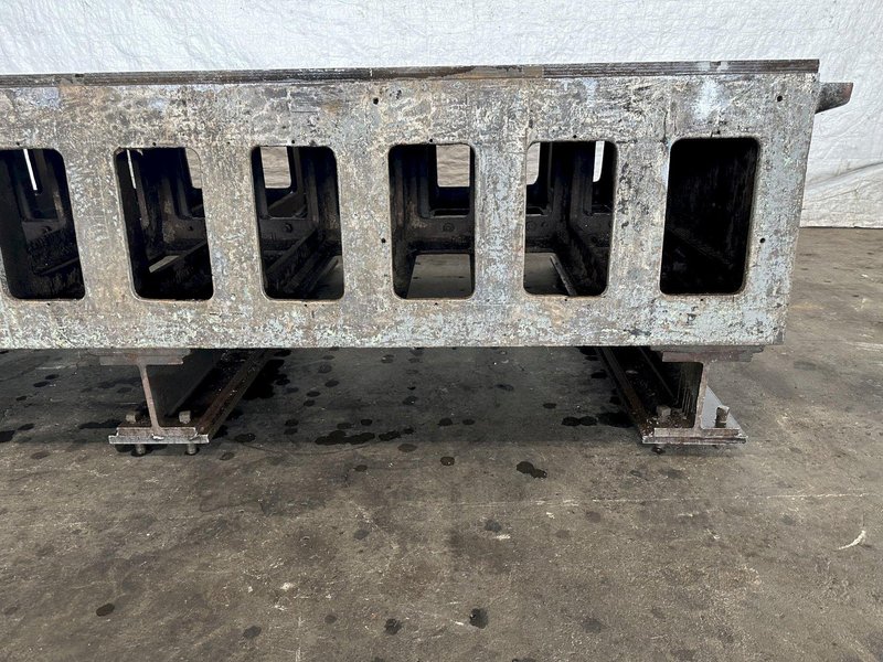 68&quot; X 124&quot; T SLOTTED WITH LEG SUPPORTS. STOCK # 0312623