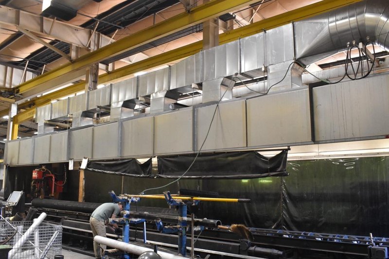 40′ Lincoln Vernon MPM5 CNC Pipe Profiler, 2022 – Infeed/Outfeed Conveyor, Fineline 300 20FT-TL