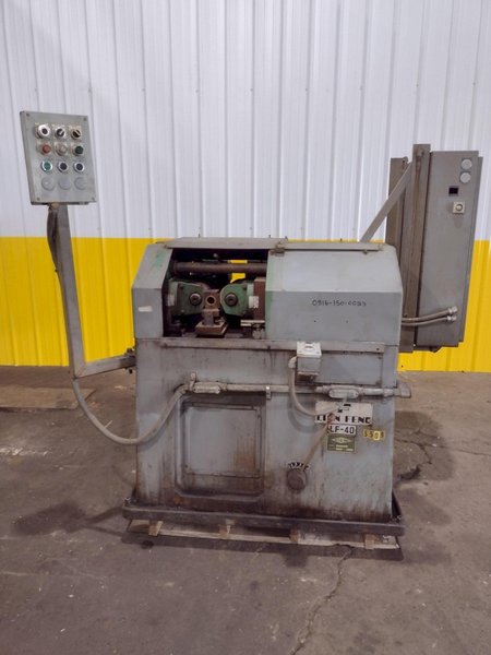 1980 KBC LIAN FENG MODEL #LF-40 2 DIE THREAD ROLLER IN-FEED &amp; THRU-FEED: STOCK #19141