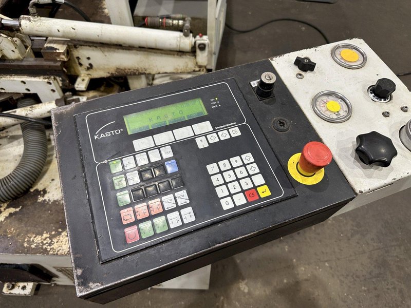 12-1/2" X 12-1/2" KASTO MODEL POS/GA4 HORIZONTAL BANDSAW: STOCK #77086