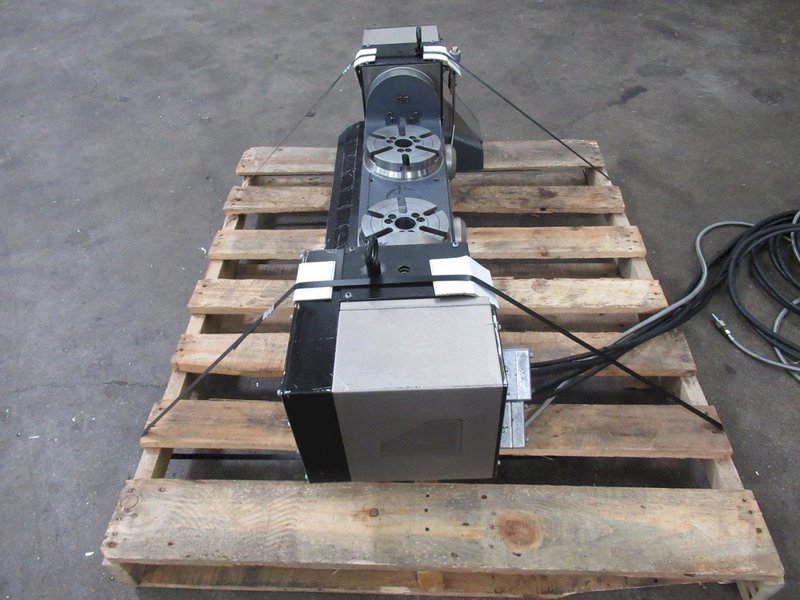 Haas TR-160-2 Twin Platter Brushless Sigma 5 4th and 5th Axis Programmable 2-Axis Trunnion Table