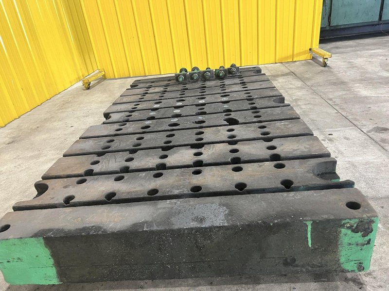 84&quot; x 46&quot; x 8&quot; T SLOTTED SOLID BOLSTER PLATE: STOCK 20969