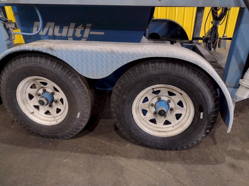 75 HP X 2 YARD MULTI-VAC MODEL #7500 MILLENIUM SERIES PORTABLE TRAILER MOUNTED VACUUM SYSTEM: STOCK #18866