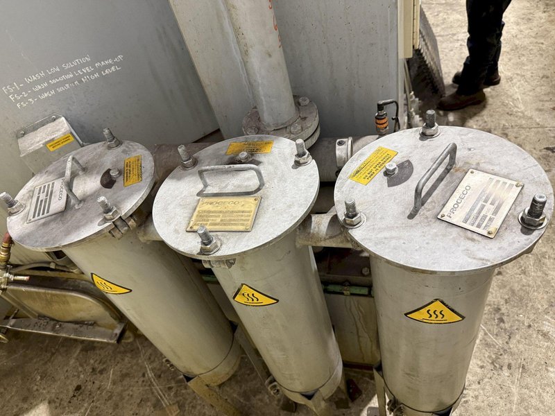 75&quot; x 60&quot; PROCECO MODEL #HD-75X60-E-6000-1-BO HEAVY DUTY ROTARY TABLE PARTS WASHER: YOBRO #24051