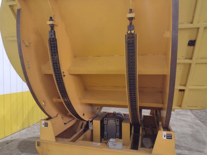 100,000 LBS BUSHMAN MODEL #MR9604 POWERED UPENDER / COIL FLIPPER WITH ROTATION: YOBRO #24612