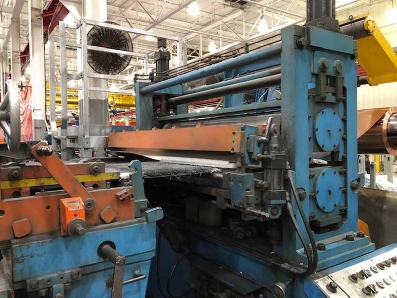 41" x 6.30" x 15,000# Georg Slitting Line