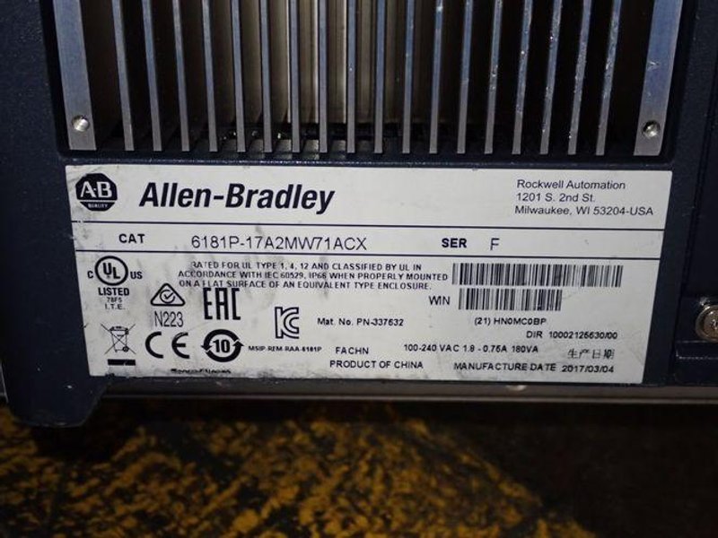 ALLEN BRADLEY 17" MONITOR  -  6181P-17AMW71ACX