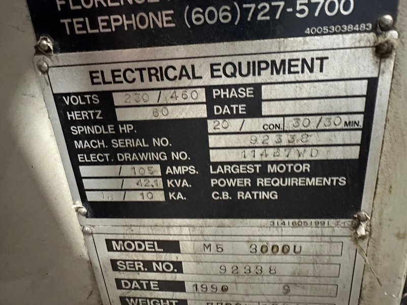 Mazak M5 x 3000U CNC Lathe