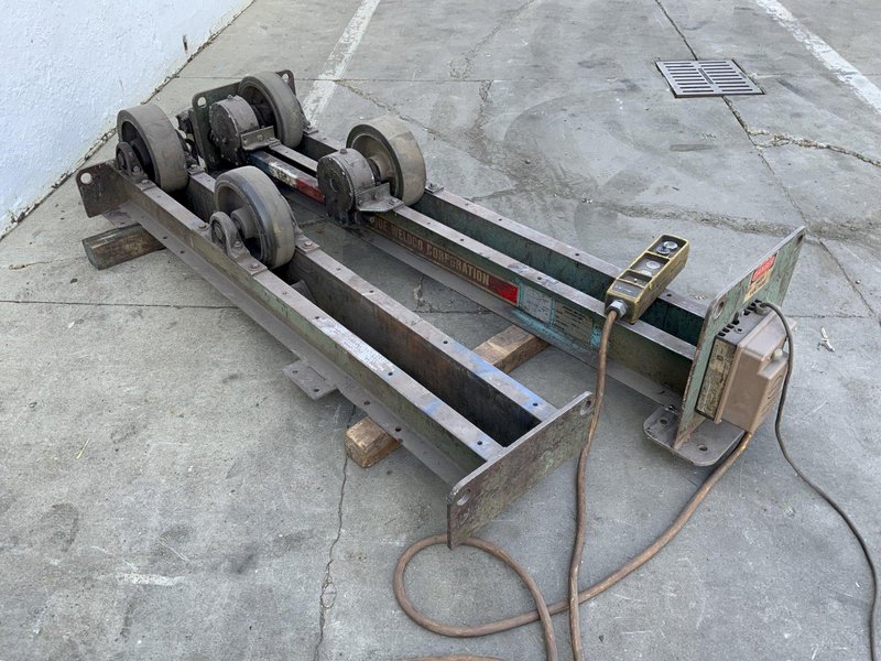 13,600 LB UNIQUE WELDCO POWER TANK TURNING ROLLS: STOCK #81383
