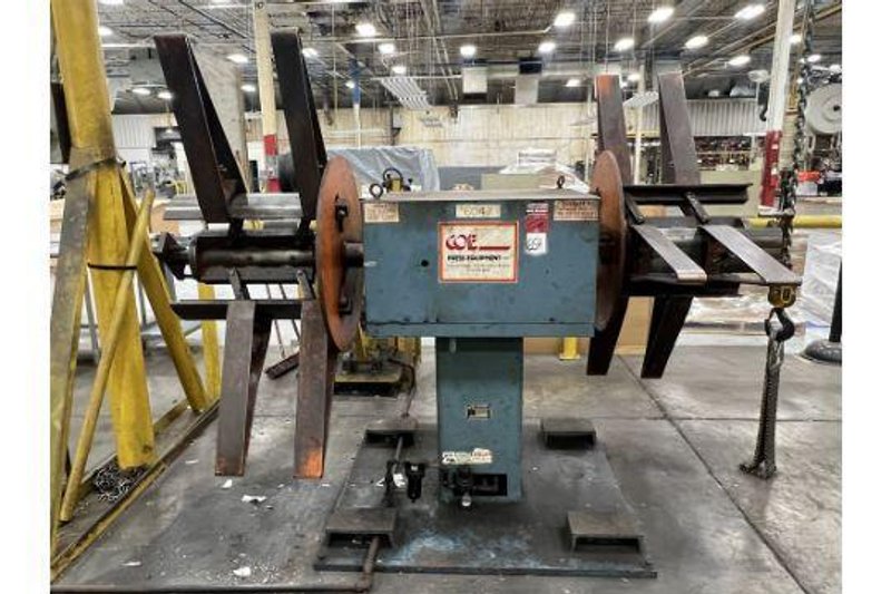 4,000 lbs x 18" Wide Coe Press Equipment Double End Coil Reel