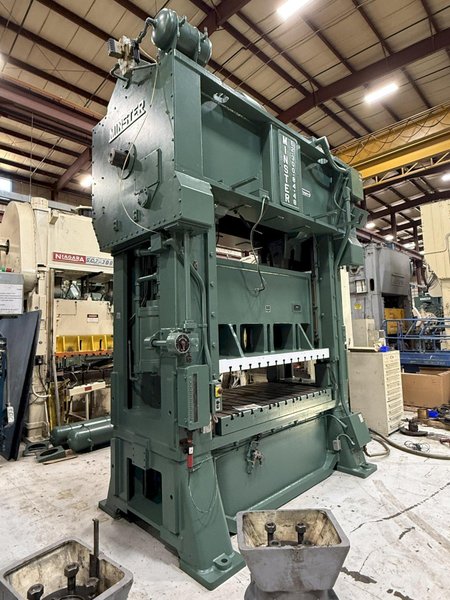 300-ton Minster E2-300-84-48 Hevi-Stamper Used Straight Side Stamping Press For Sale, Year 1981
