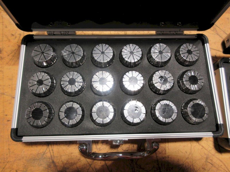 Haas ER16(10),  ER25(15), ER32(18) Complete Collet Sets In Case - BRAND NEW! 04-0718, 04-0719, 04-0720- Auction Item