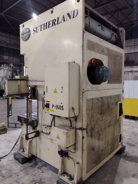 160 TON SUTHERLAND MODEL #FTP-160 GAP PRESS, STROKE 7.87&quot;, new 2000 : STOCK #20720