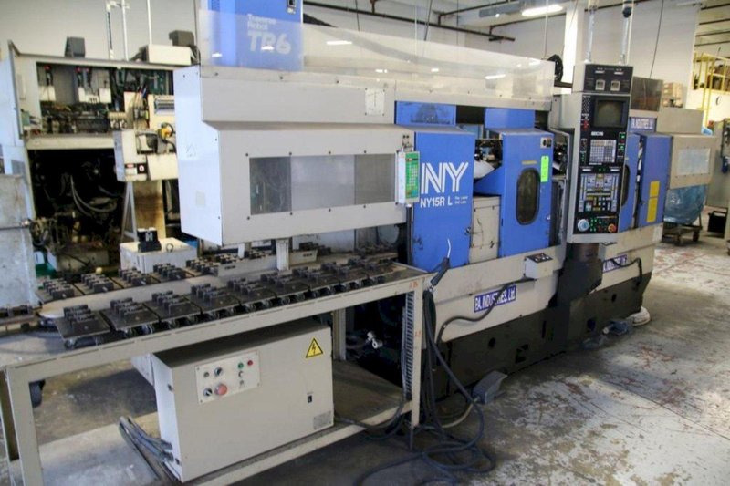 HITACHI NY15R-L HORIZONTAL CNC TURNING CENTER. STOCK # 0256024