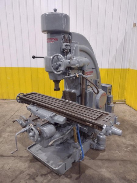 #3 KEARNEY &amp; TRECKER MILWAUKEE MODEL #3 VERTICAL MILLING MACHINE 64" x 13" x 10 HP: YOBRO #24458
