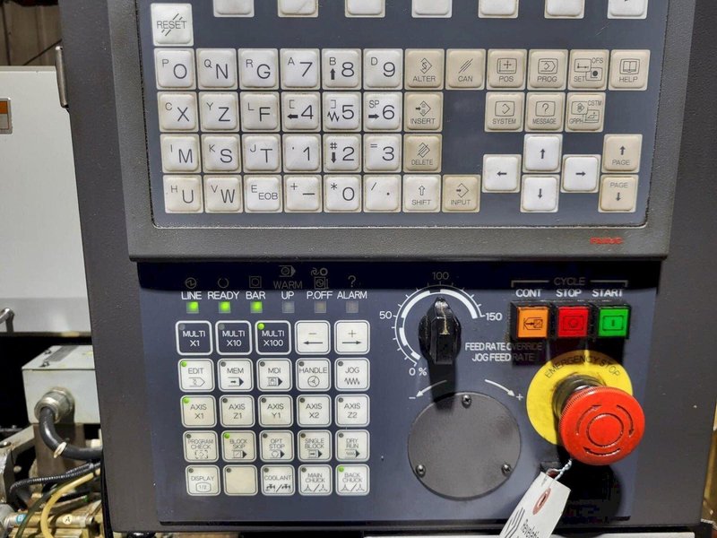 Tsugami B0205-II 5-Axis CNC Swiss Lathe, 2013 – Fanuc OI-TD Control, Edge Bar Feeder, High Pressure Coolant, Chip Conveyor