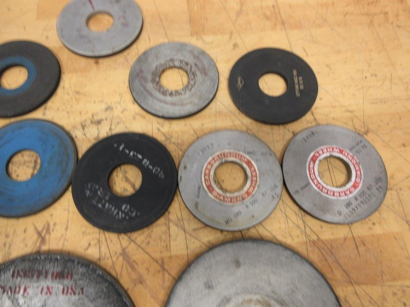 Diamond Grinding Wheels 1-1/4" Arbor 4", 6", 6.75" ***Used*** Assorted Sizes- Auction Item
