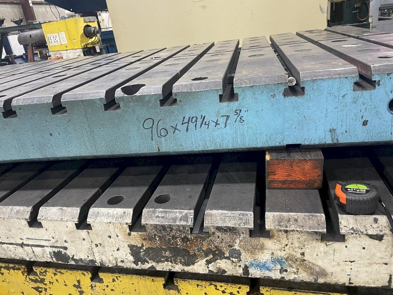 96&quot; x 49&quot; T-Slotted Bolster Plate