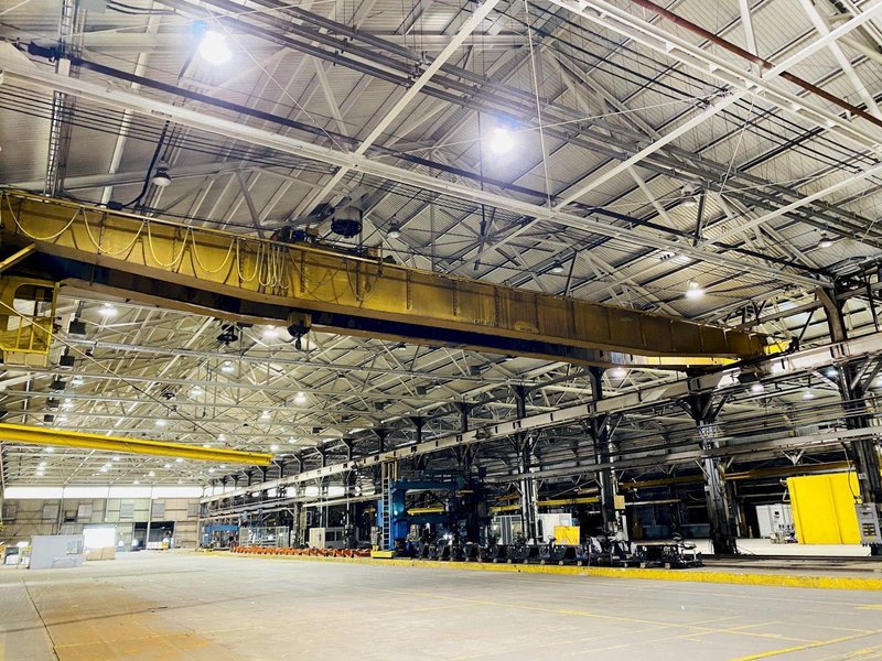 15 TON X 103'4" P&amp;H OVERHEAD BRIDGE CRANE. STOCK # 0733920