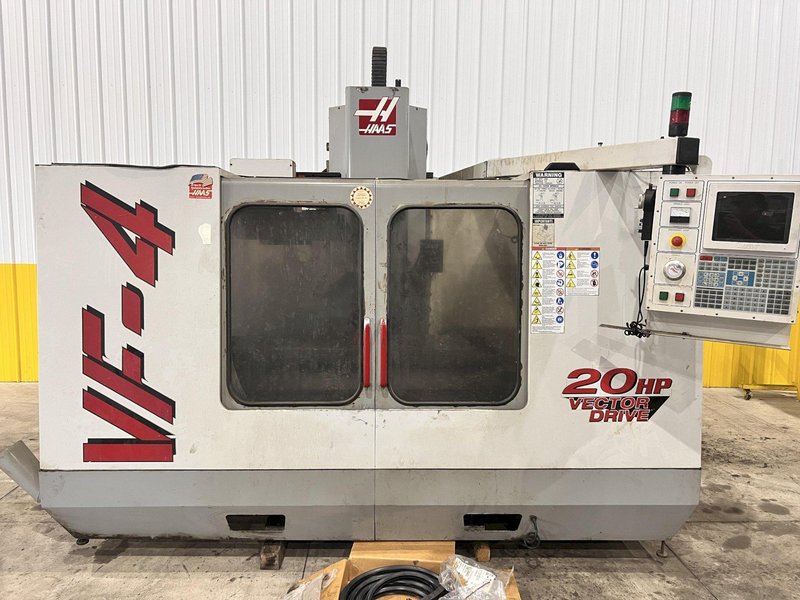 HAAS VF-4 VERTICAL MACHINING CENTER: STOCK #21101
