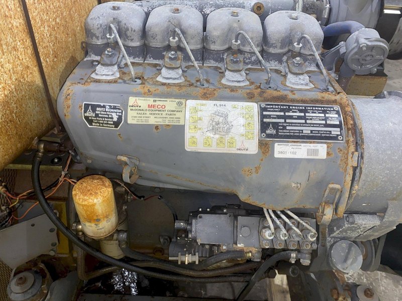 53 TON (107,500 LBS) BUSHMAN MODEL #MT420 TELESCOPING MAGNETIC SPREADER LIFTING BEAM  W/ OHIO MAGNETICS DIESEL GENERATOR: STOCK #20420