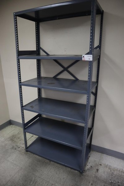 Metal Shelving 6 Shelves- Auction Item