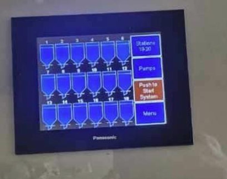 AEC New VTC-2/20 Material Handling Control Panel, 24VDC Control Voltage, 2 Pump, 20 Station