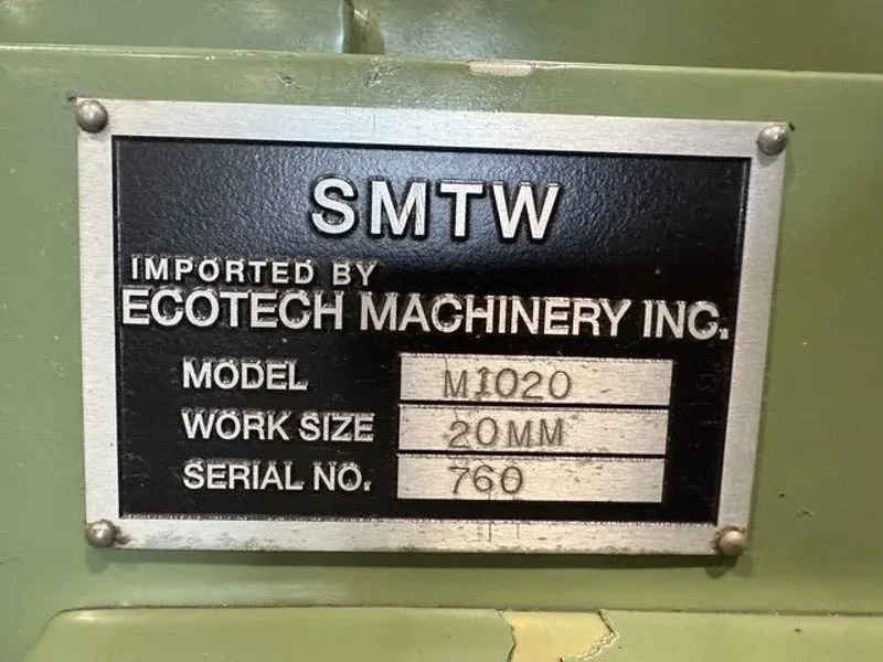 SMTW ECOTECH M1020 Centerless Grinder #7123