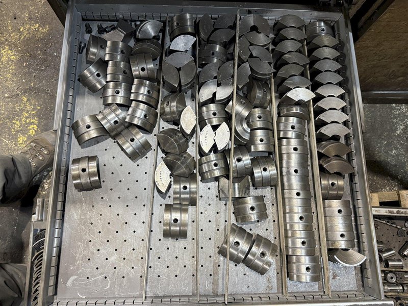 WARNER &amp; SWASEY ASSORTED COLLET PADS / HOLDERS : STOCK #23547