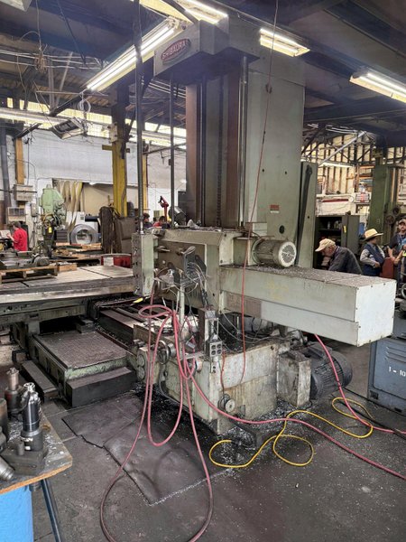 4" SHIBAURA BT-10-BP2 HORIZONTAL BORING MILL W/ TOOLING. STOCK # 0544526