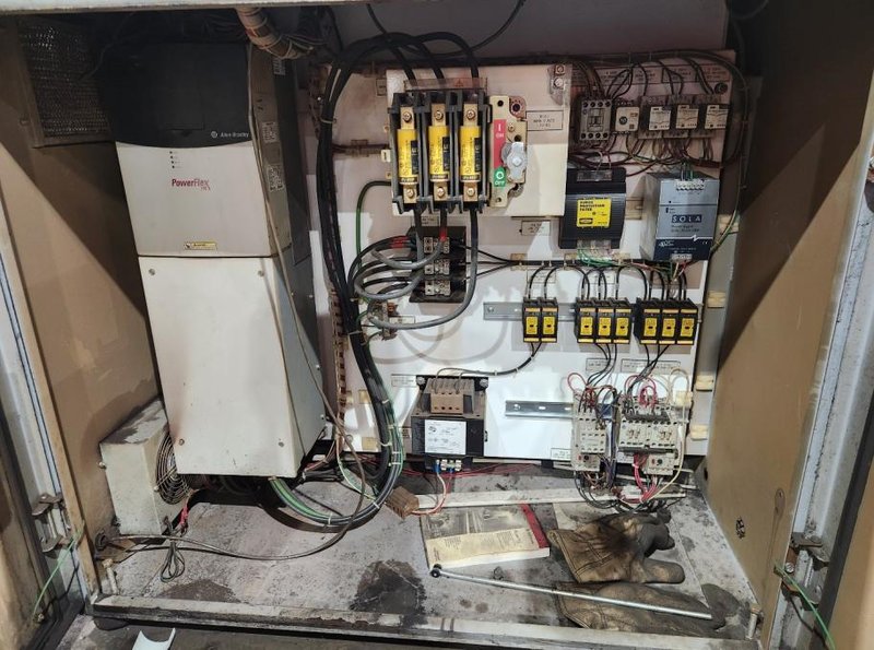 450 Ton BLOW Straight Side Unitized Frame Eccentric Geared Gib Guided Mechanical Press, 2007