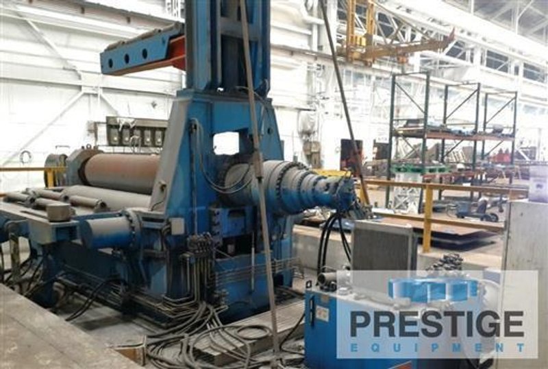 Sertom EMO 31-60 2.75" x 10''  3-Roll Hydraulic Variable Axis Bending Roll