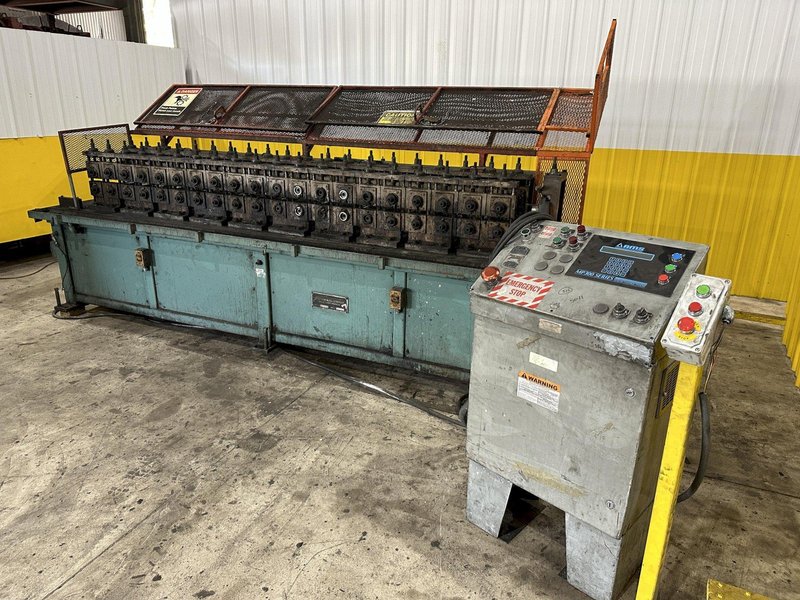 20 STAND X 1.5&#039; X 10&quot; RS CONTOUR ROLLFORMER WITH AMS CONTROLS: STOCK #21331