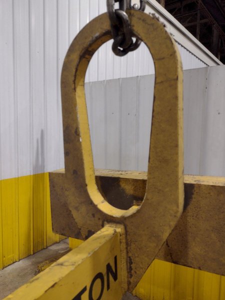 10 TON X 40&quot; WIDE MAZZELLA C-HOOK CRANE COIL LIFTER: STOCK #23568