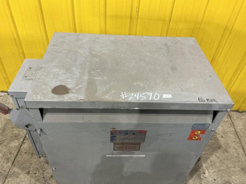 60 KVA OLSUN CLASS AA DRY TYPE TRANSFORMER: YOBRO #24590