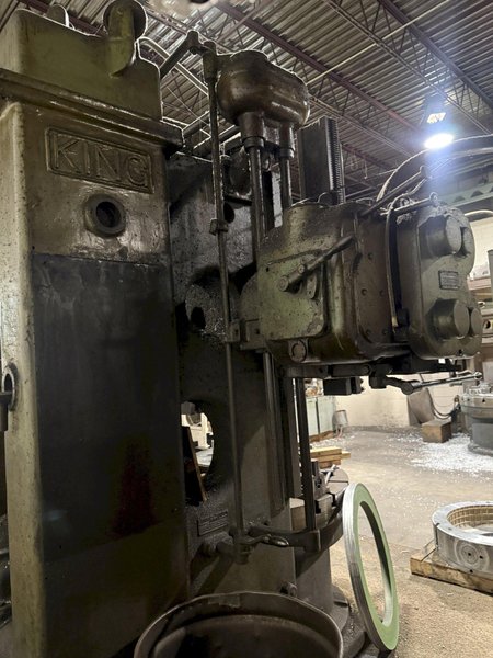 KING VERTICAL TURRET LATHE. STOCK # 0546526