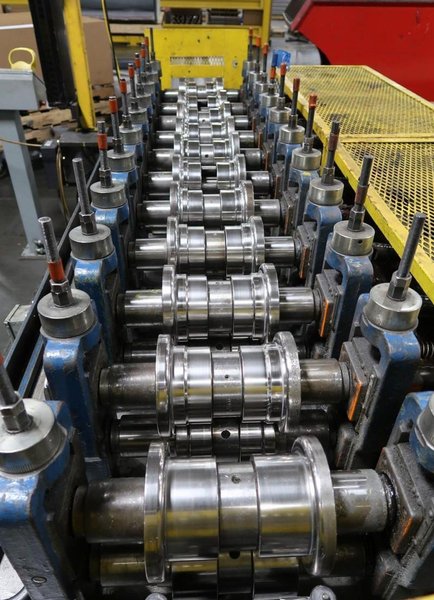 11 STAND X 1.5&quot; ARDCOR MODEL #M10E-R U-JOINT DRIVE ROLLFORMER 12&quot; ROLL SPACE: STOCK #20798