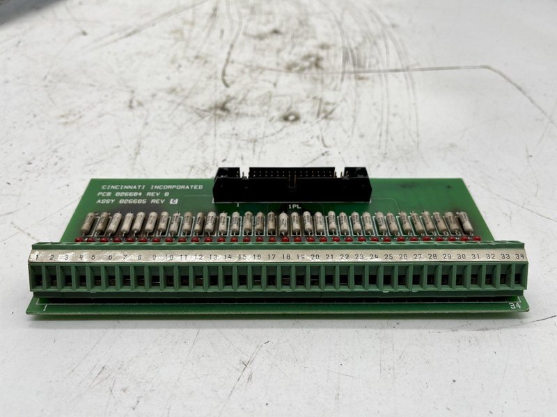 PCB 826684 REV B CINCINNATI INC ASSY 826685 REV C STOCK #15991