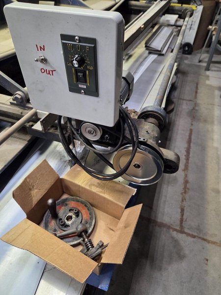 12′ x 18 Gauge Wysong A-144 Pneumatic Shear – Backgauge