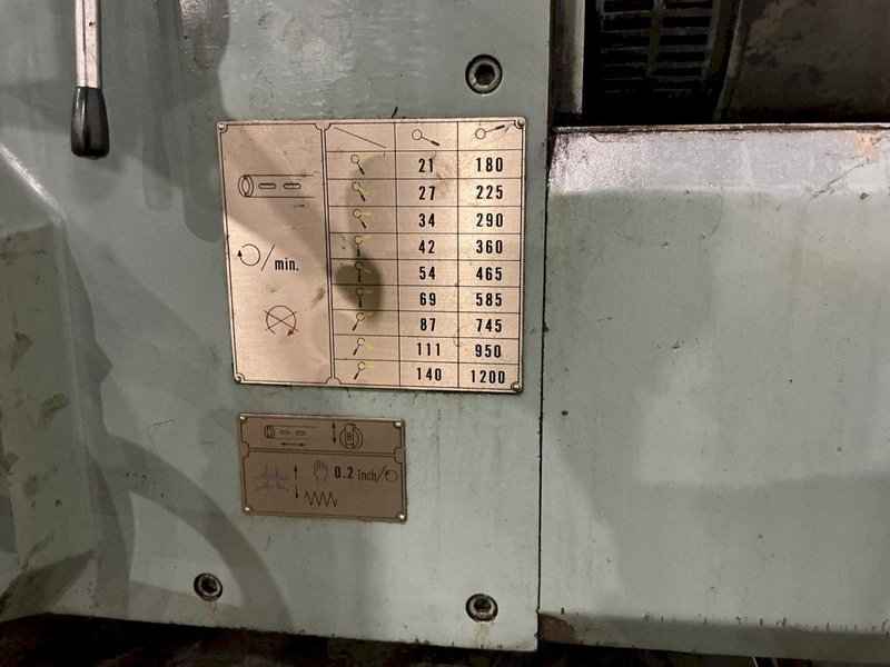 4" NOMURA MODEL #B-100WP TABLE TYPE HORIZONTAL BORING MILL 50 TAPER 96" TRAVEL: YOBRO #25193