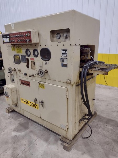 15&quot; X .125&quot; AIDA MODEL #LFS-40R STRAIGHTENER &amp; SERVO COIL STRIP FEEDER: STOCK #20565