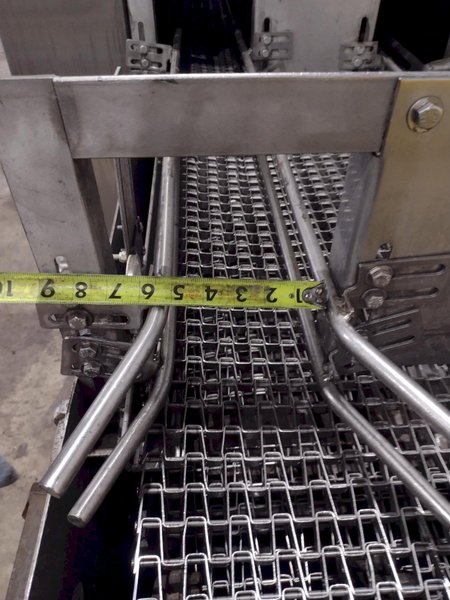 24" WIDE FPI SYSTEMS MODEL #CBW-24 STAINLESS STEEL CONVEYOR TYPER PASS-THROUGH PARTS WASHER: YOBRO #25173