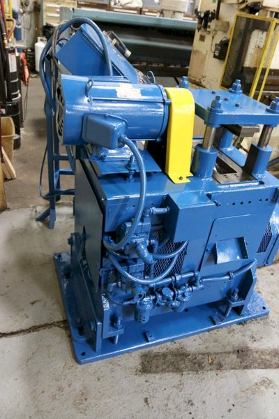 18 TON TISHKEN MODEL #CO-6-412 CUT OFF PRESS:  STOCK #67399