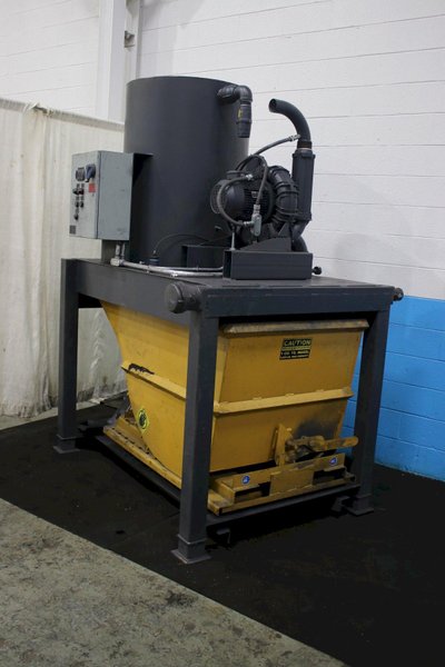 AIR DYNAMICS/PLECO POWER VACUUM WITH DUMP HOPPER : STOCK #74764