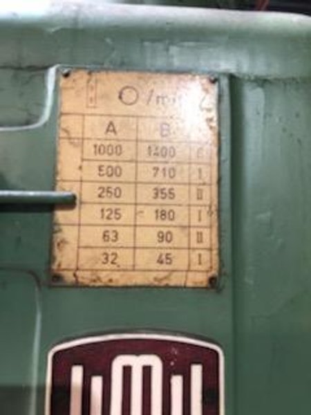 WMW BK40 Drilling Machine STOCK# 2139