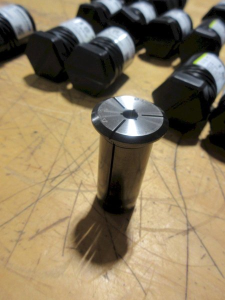 Rego-Fix PowerGrip Collets PG 25-CF (21 pcs), Diameters 1/8&quot; (1), 3/16&quot; (2), 5/16&quot; (4), 1/4&quot; (5), 3/8&quot; (6), 1/2&quot; (3), **All New in Packages**- Auction Item