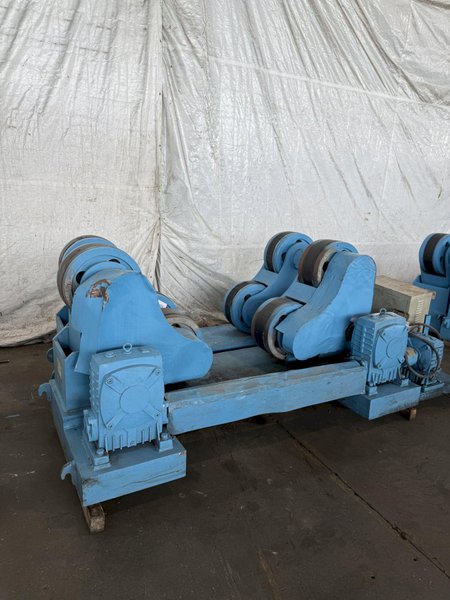 60-TON IRIZAR SELF-ALIGNING TANK TURNING ROLL SET. STOCK # 0237225