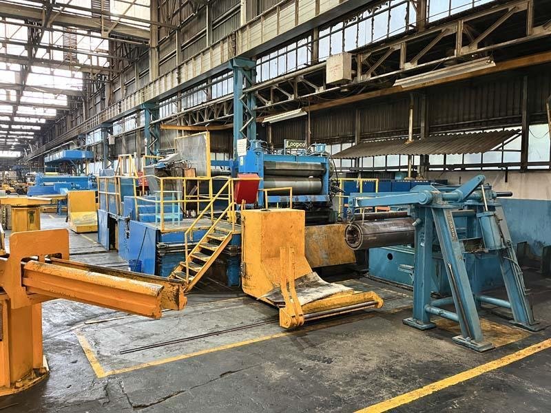 63&quot; x 6.5&quot; LOOPCO SLITTING LINE (14529)