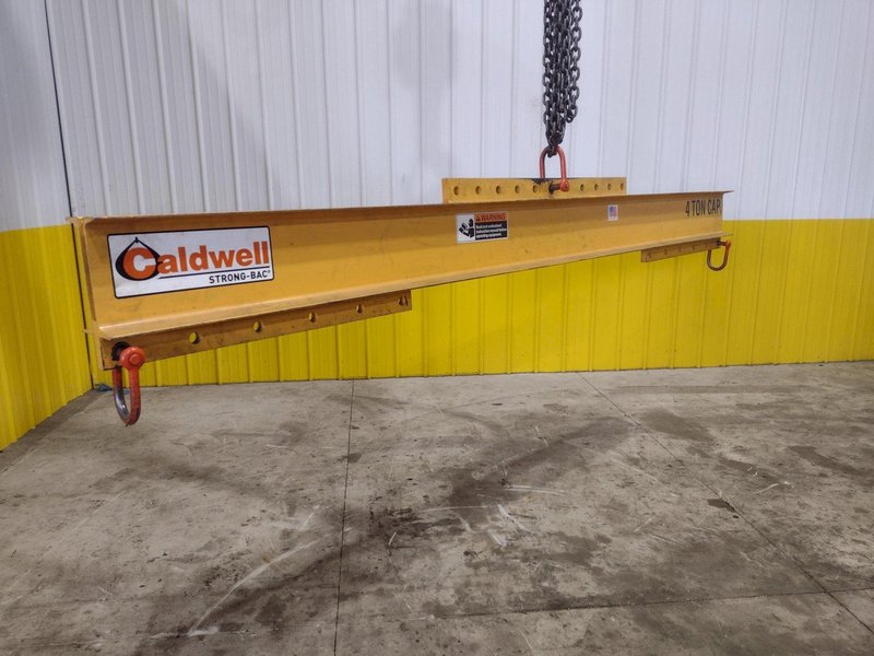 8,000 LBS (4 TON) X 10' CALDWELL MODEL #16-4-10 LIFTING BEAM SPREADER BAR: STOCK #22565