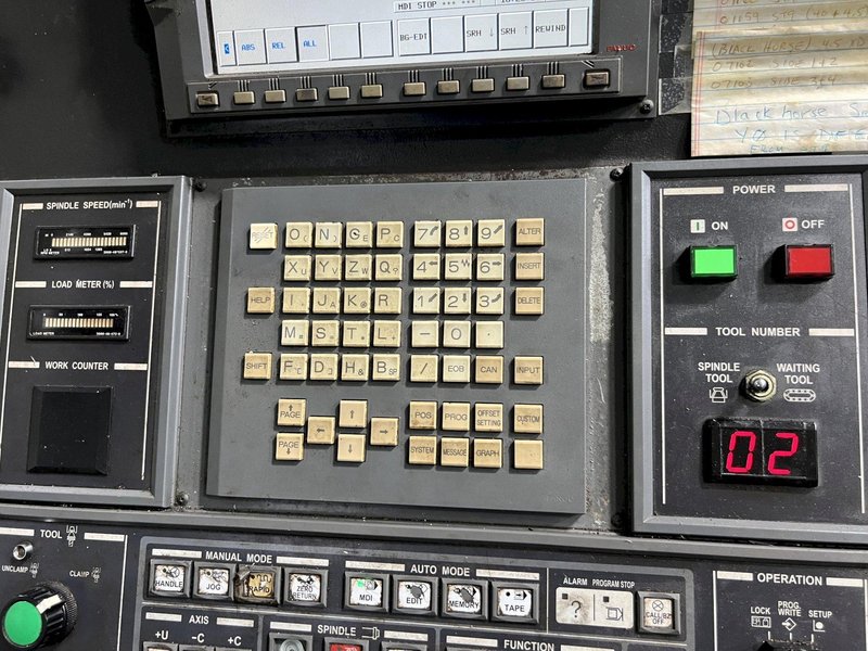 Hyundai Wia #KH1000, CNC horizontal machining center, 82.6&quot; X, 53.1&quot; Y, 55.1&quot; Z, 8000 RPM, 35 HP, CT50, Fanuc, 2010 - LOW PRICE